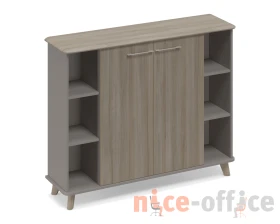 Шкаф средний полузакрытый греденция Time Wood images