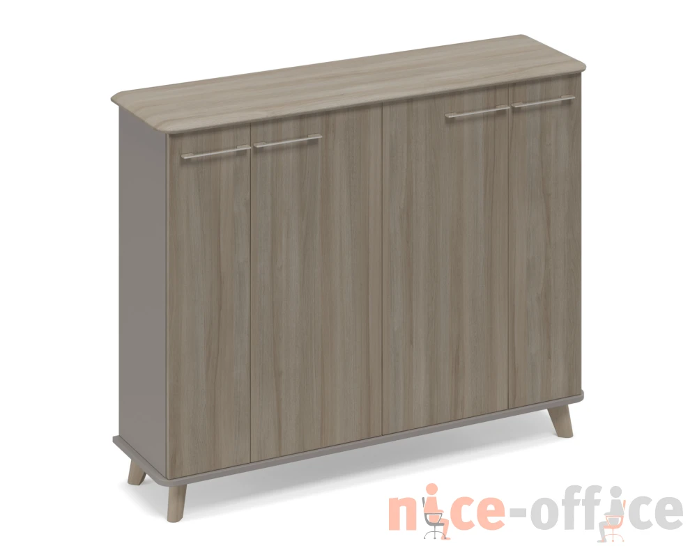 Шкаф средний закрытый греденция 150x44x122,4 Time Wood
