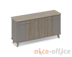 Шкаф закрытый греденция низкий Time Wood images