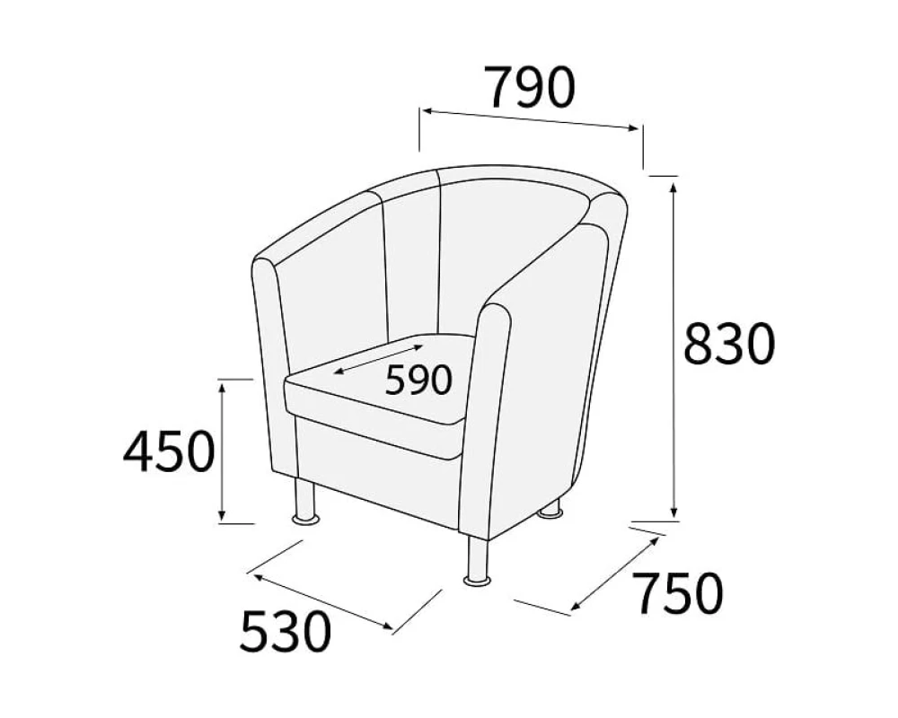 Кресло Эллипс