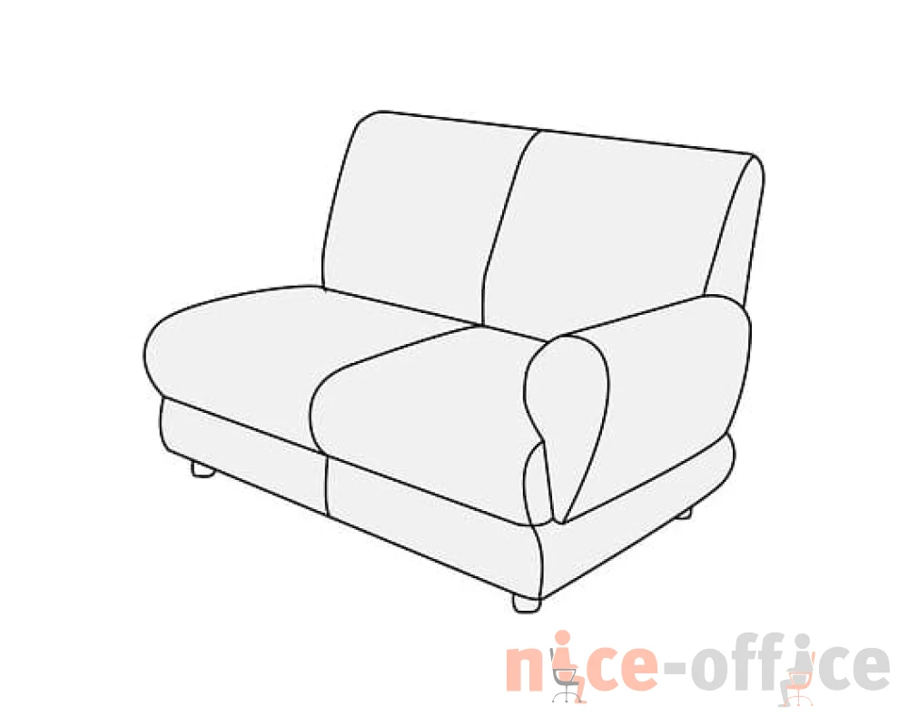 Модуль 2-х мест. с лев./прав. подл-ком Матрикс