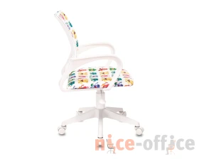 Кресло Бюрократ БЮРОКИДС 1 В / BUROKIDS 1 W Ткань, Белый images