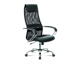 Кресло Бюрократ CH-608SL Сетка/ Ткань, Черный images