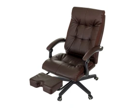 Кресло Бюрократ CH-824MSG-BF Экокожа, Коричневый images