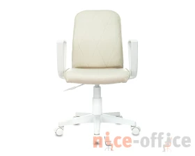 Кресло Бюрократ CH-W327 Экокожа, Слоновая кость images