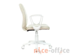 Кресло Бюрократ CH-W327 Экокожа, Слоновая кость images