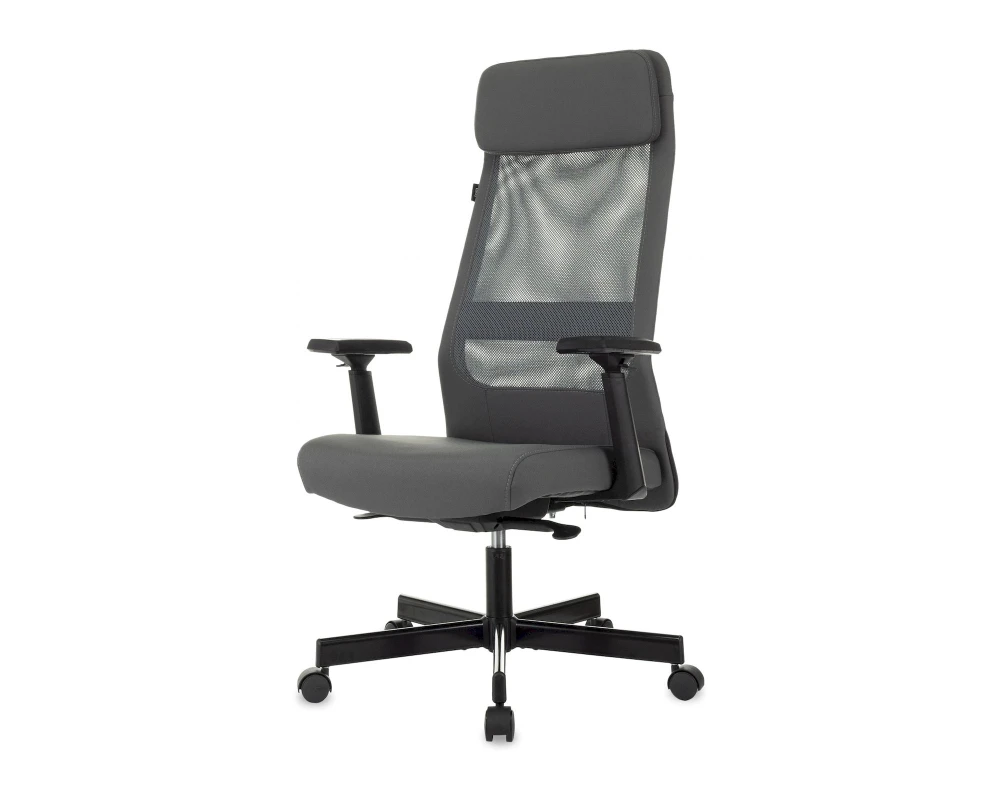 Кресло Бюрократ T-995 Сетка/ Ткань, Серый