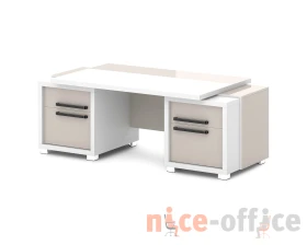 Стол с двумя тумбами 2070х1000х750 Грейс / Grace images