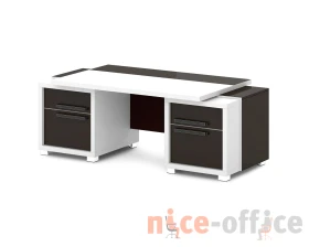 Стол с двумя тумбами 2070х1000х750 Грейс / Grace images
