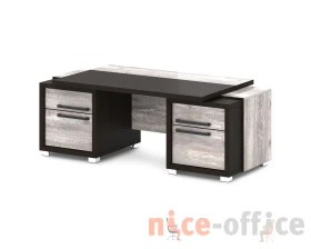 Стол с двумя тумбами 2070х1000х750 Грейс / Grace images
