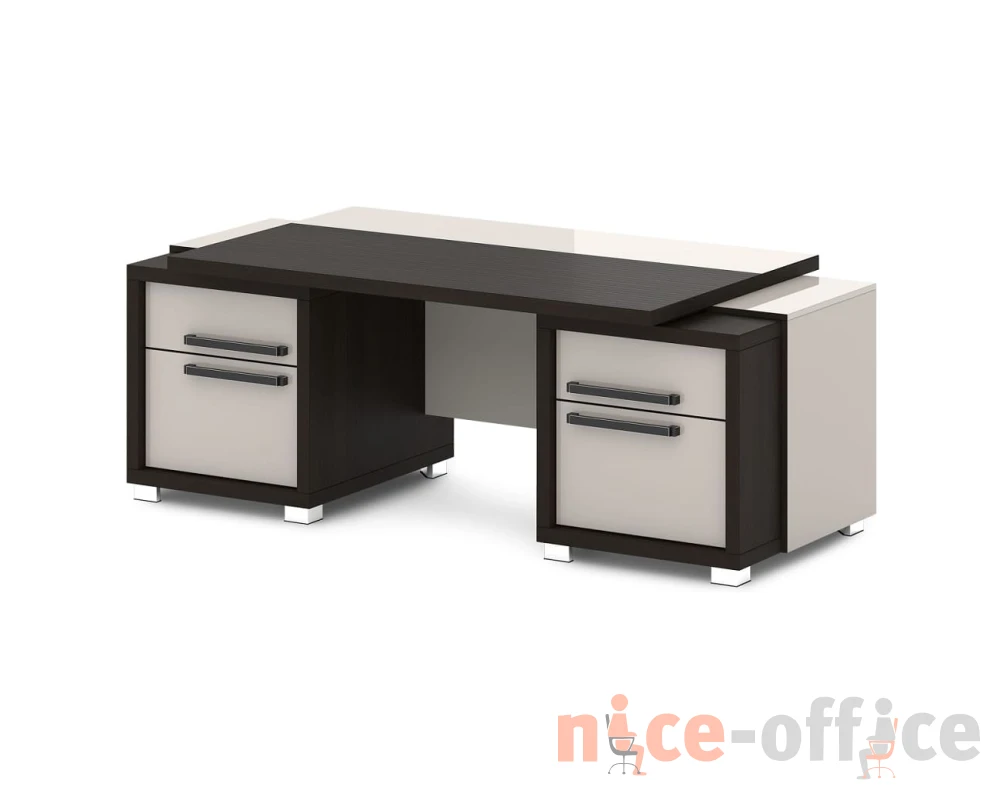 Стол с двумя тумбами 2070х1000х750 Грейс / Grace