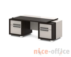 Стол с двумя тумбами 2070х1000х750 Грейс / Grace images
