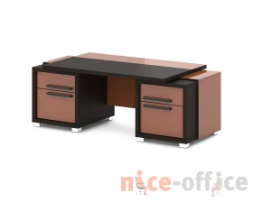 Стол с двумя тумбами 2070х1000х750 Грейс / Grace images