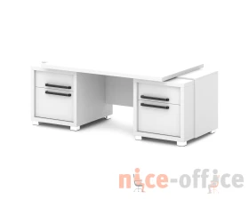 Стол с двумя тумбами 2070х1000х750 Грейс / Grace images