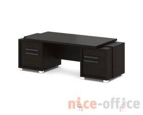 Стол с двумя тумбами 2270х1000х750 Грейс / Grace images