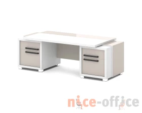 Стол с двумя тумбами 2270х1000х750 Грейс / Grace images