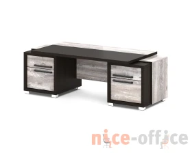 Стол с двумя тумбами 2270х1000х750 Грейс / Grace images