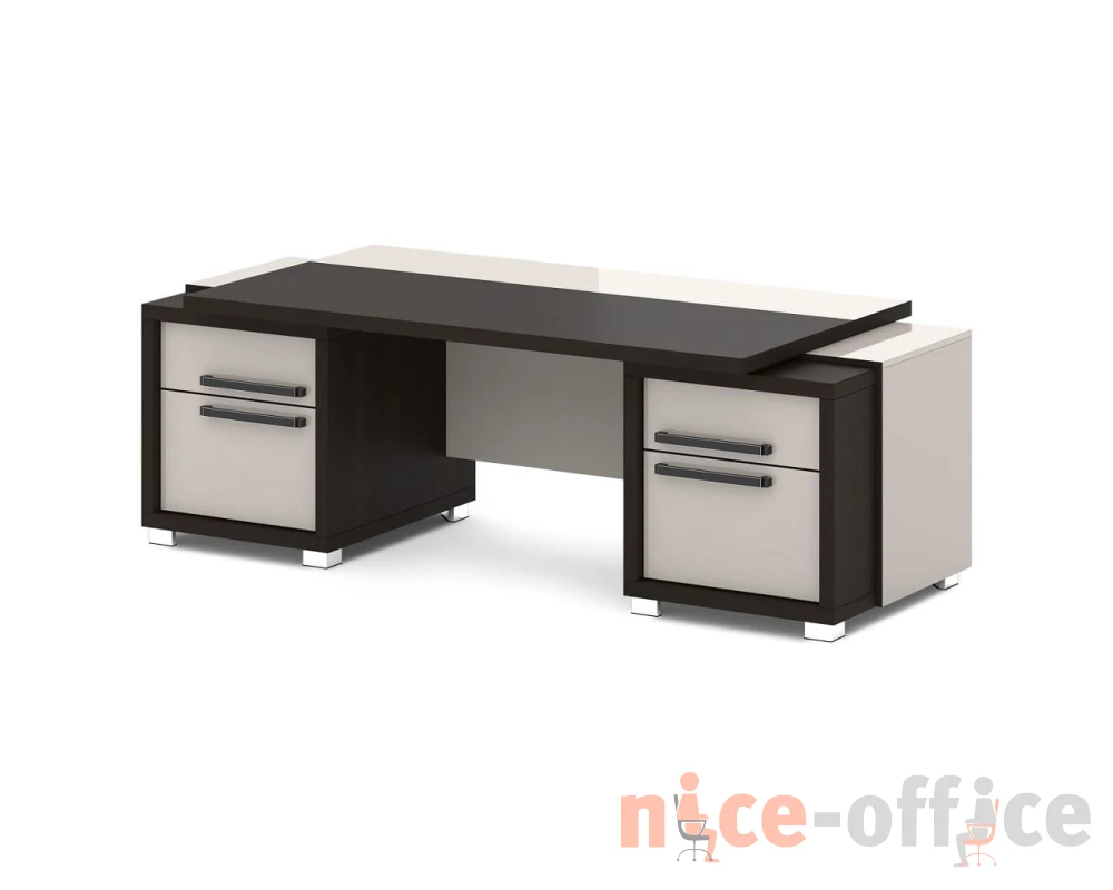 Стол с двумя тумбами 2270х1000х750 Грейс / Grace