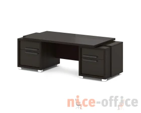 Стол с двумя тумбами 2270х1000х750 Грейс / Grace images
