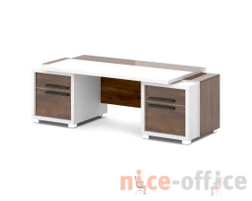Стол с двумя тумбами 2270х1000х750 Грейс / Grace images