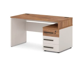 Стол с опорной тумбой 1400х700х750 Лавана / Lavana images