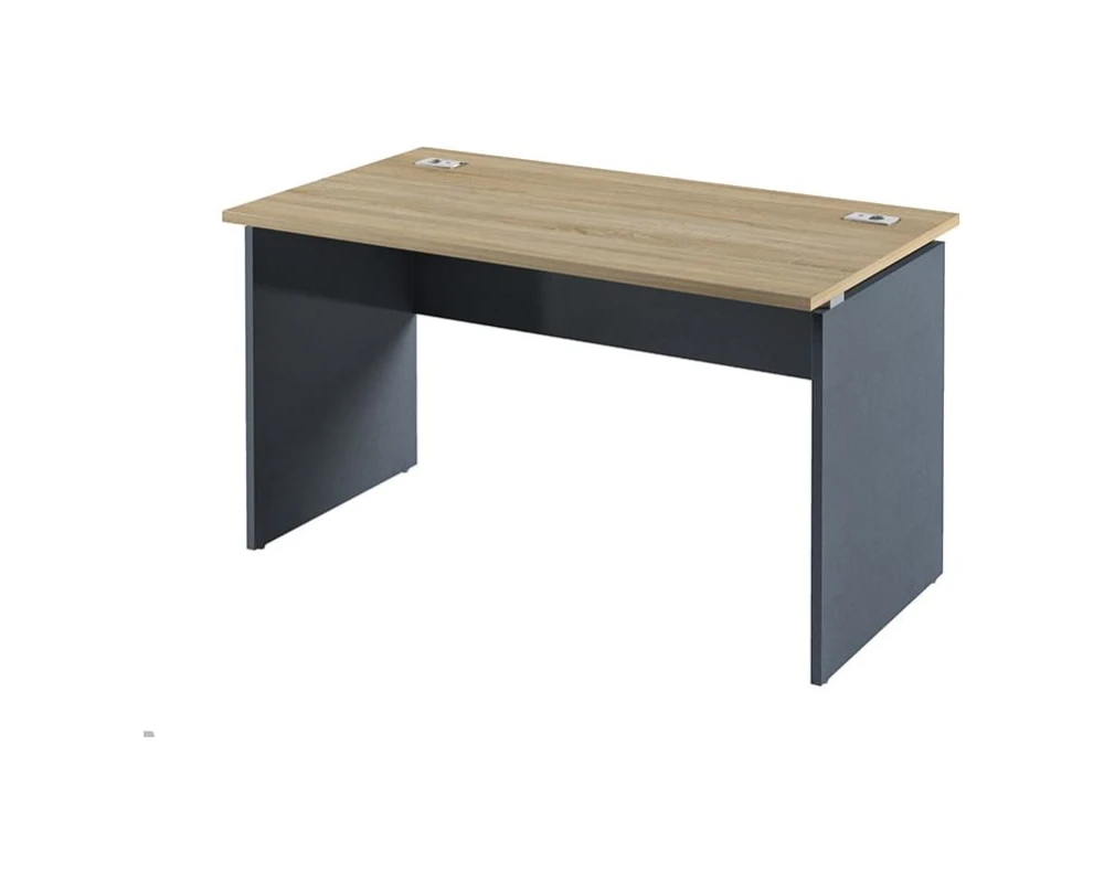 Стол прямой с 2-мя заглушками кабель-канала I-24 Инновация