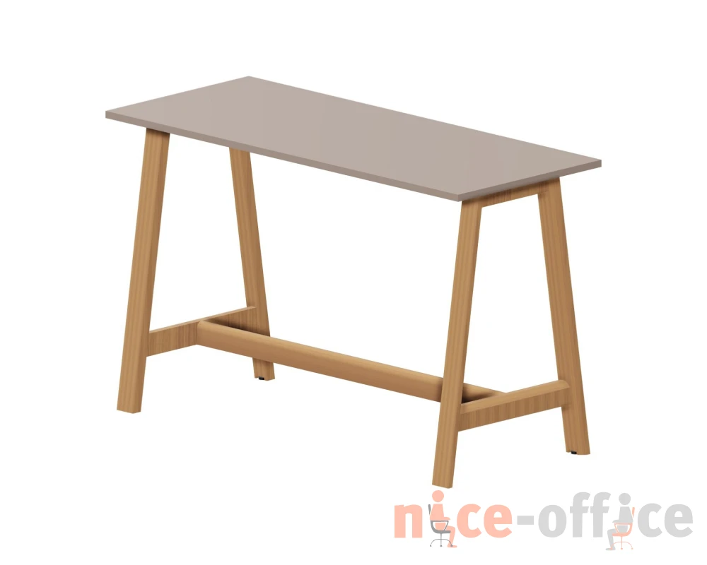 Высокий стол для переговоров 170x70х1050 Артвуд Хай / Artwood High Тортора/Бук