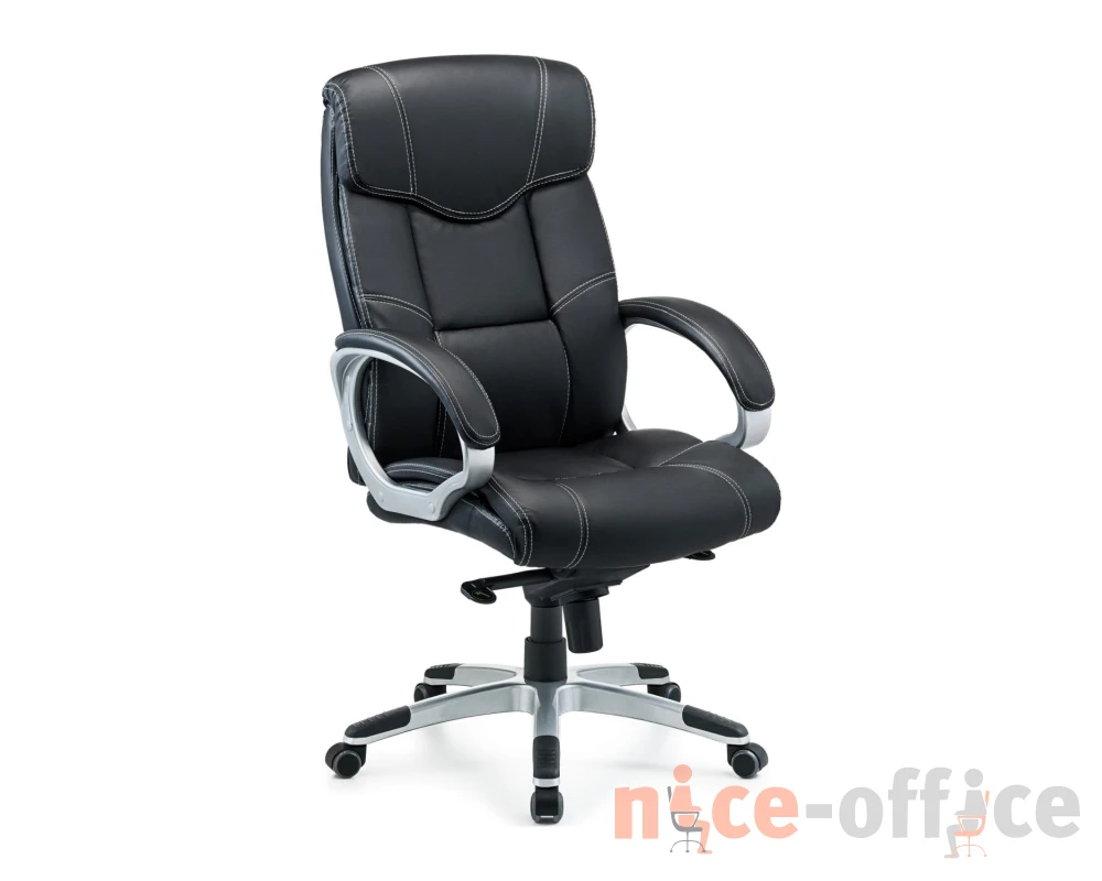 Кресло Albert 2177H Экокожа, Черный