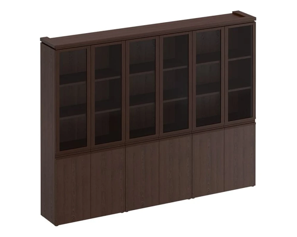 Шкаф для документов со стеклянными дверями МК 378 Mark