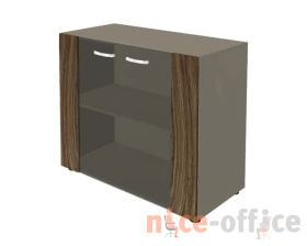 Низкий шкаф со стеклянными фасадами NT-41 New.Tone images