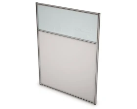 Перегородка напольная комби ЛДСП+Стекло 1200x1600x29 Арго images