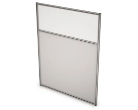 Перегородка напольная комби ЛДСП+Стекло 1200x1600x29 Арго images