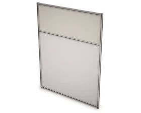 Перегородка напольная комби ЛДСП+Ткань 1200x1300x29 Арго images