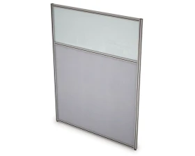 Перегородка напольная комби Ткань+Стекло 700x1300x29 Арго images