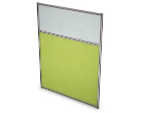 Перегородка напольная комби Ткань+Стекло 700x1300x29 Арго images