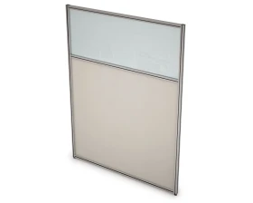 Перегородка напольная комби Ткань+Стекло 700x1600x29 Арго images