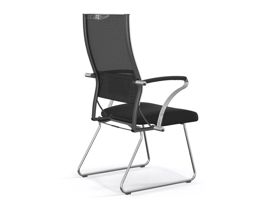 Кресло ErgoLife Sit Air-180 B2-290K F55 Сетка/Ткань, Черный