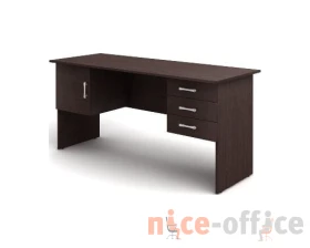 Стол 2-тумбовый (3 ящика + дверка) (1600х600х750) СК29 Канц images