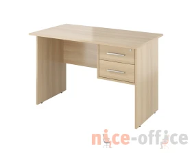 Стол однотумбовый 2 ящика с замком 1180х650х750 Канцлер images