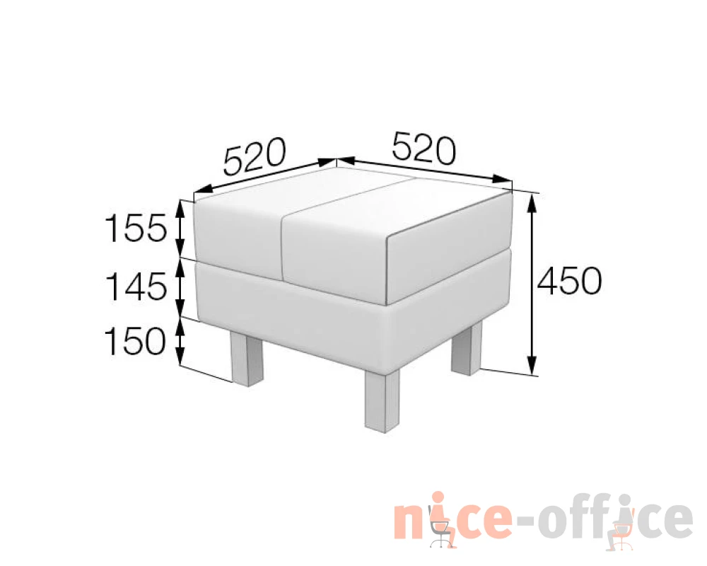 Пуф FL-b11 Флагман MVK