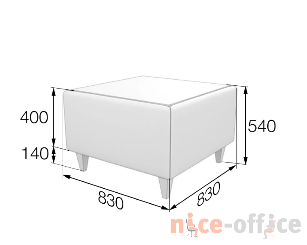 Стол квадратный KosT-2 Космо MVK