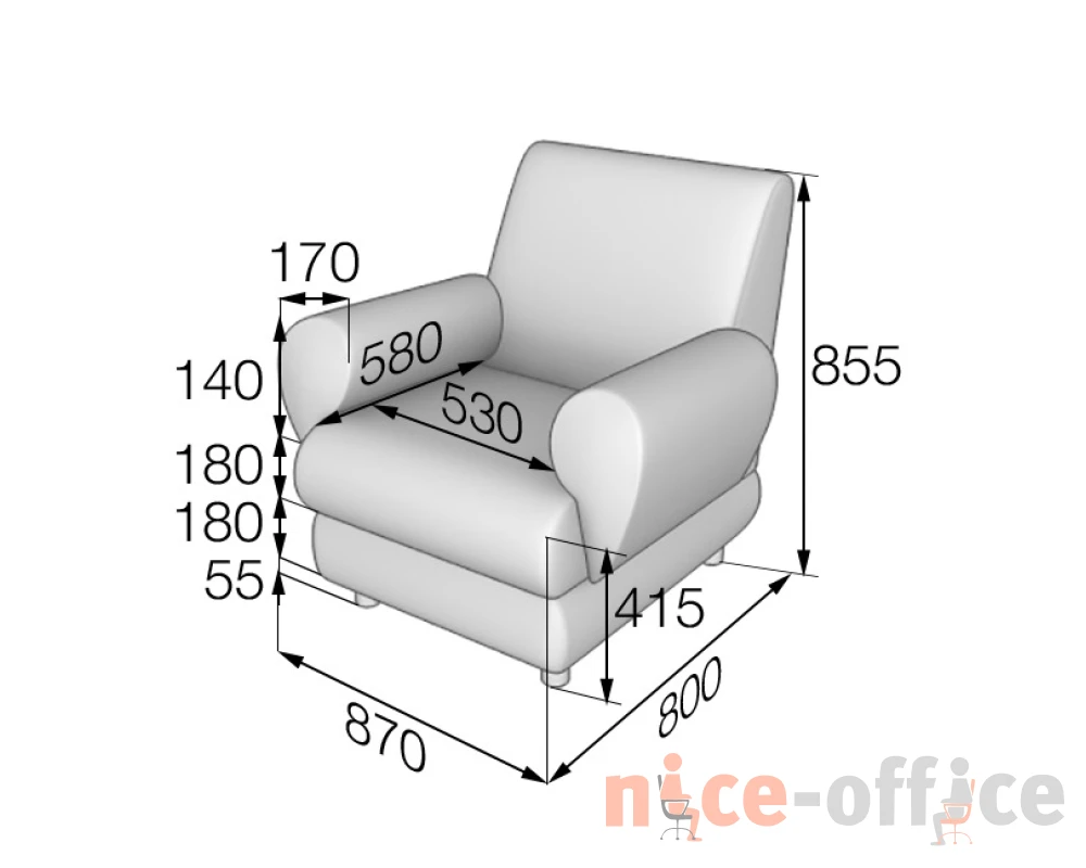 Кресло M1-2 Матрикс MVK