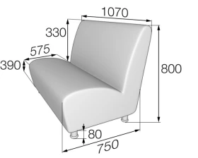 Модуль 2-местный Mix2 Микс MVK images