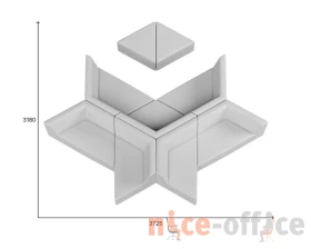 Комплект мягкой мебели Оригами MVK images