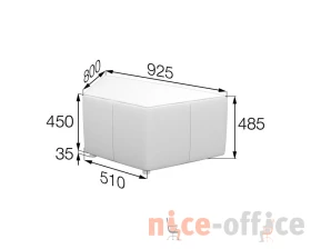 Пуф трапеция Or-90 Оригами MVK images