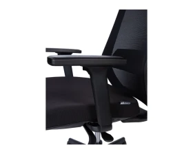 Кресло Norden Mono black Сетка/ Ткань, Черный images