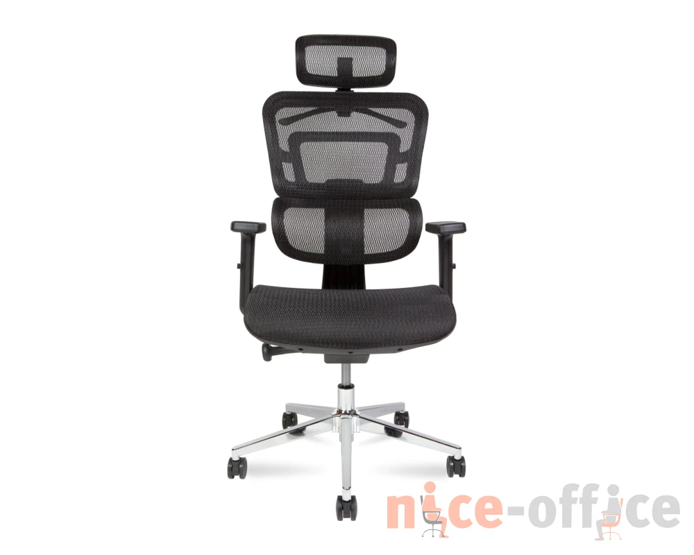 Кресло Norden Эрго / Ergo M Сетка/Ткань, Черный