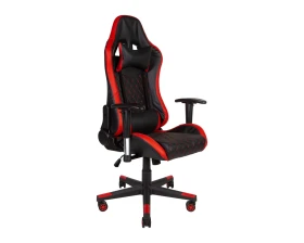 Кресло Norden Lotus EVO Экокожа, Черный/Красный images