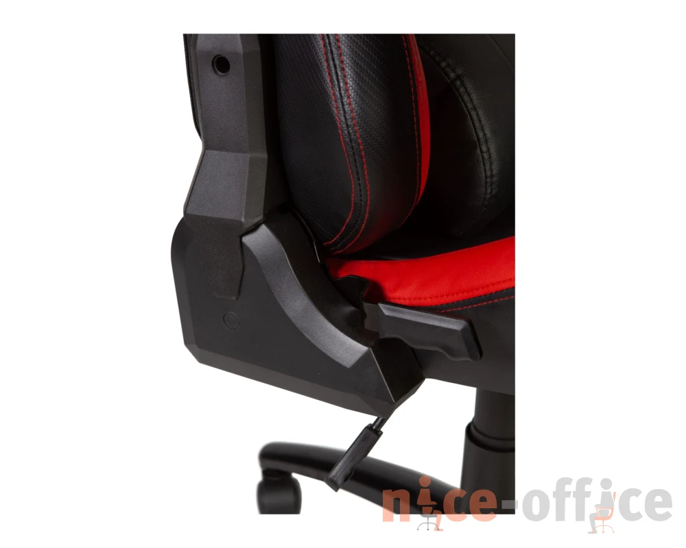 Кресло Norden Лотус PRO carbon / Lotus PRO carbon Экокожа, Черный/Красный