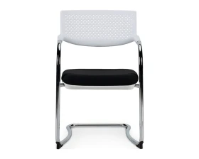 Кресло Norden Самба white CF Пластик/Ткань, Черный/Белый images